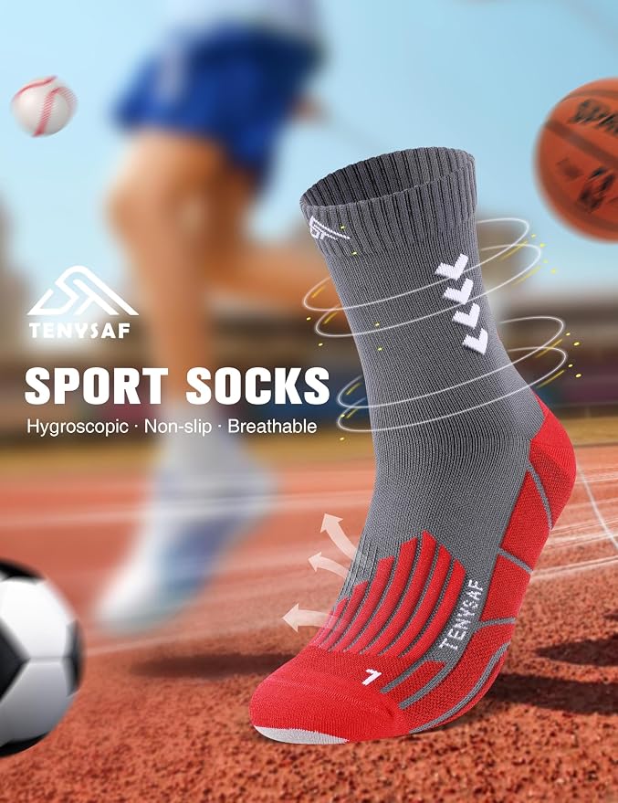 Compression Crew Running Socks: Athletic Socks