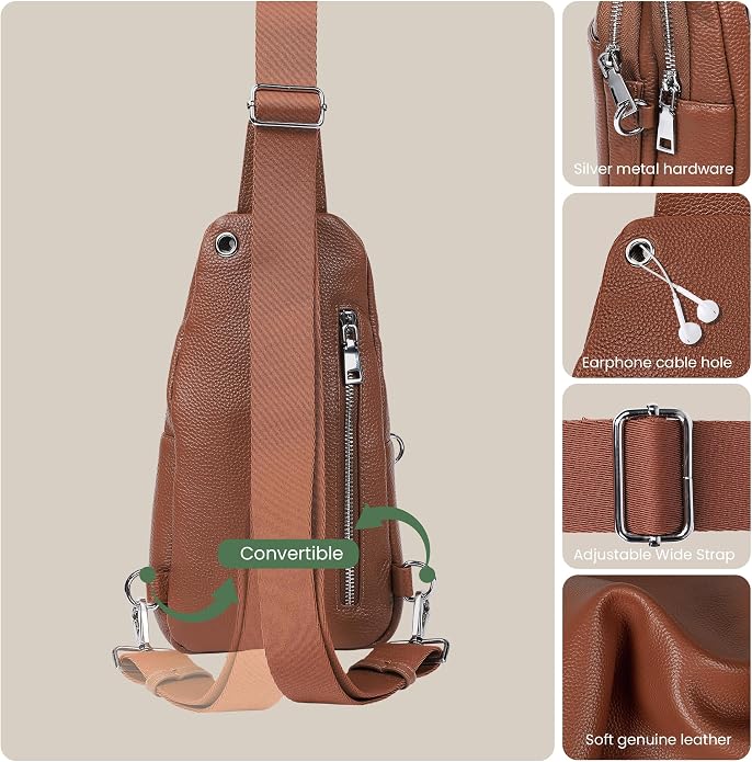 befen Genuine Leather Small Sling Bag