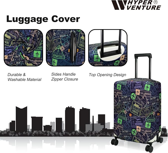 HYPER VENTURE Washable Luggage Cover