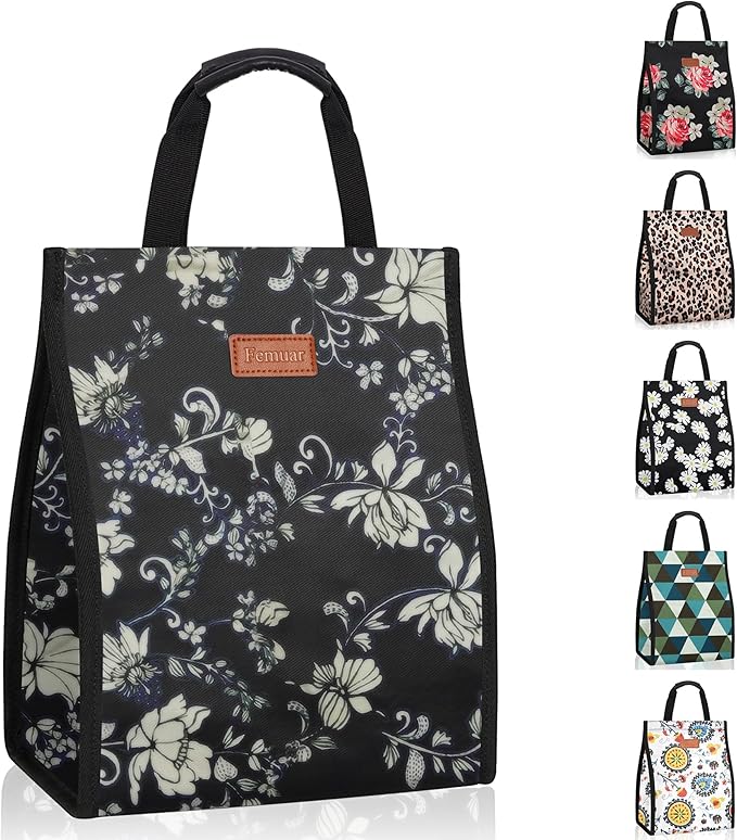 Lunch Bags for Women Insulated Reusable Lunch Tote