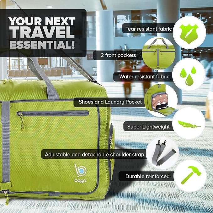 Bago Large Foldable Duffel Bags