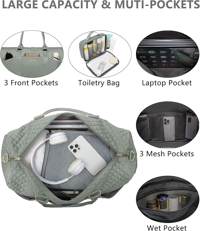 Weekender Travel Duffle Bag for Women