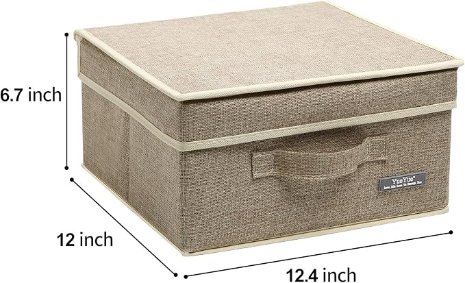 YueYue Foldable Fabric Closet Organizer Bins Box Storage