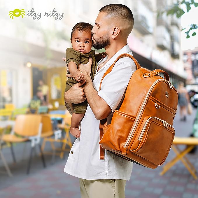 Itzy Ritzy Diaper Bag Backpack – Large Capacity Boss Plus Baby Backpack Diaper