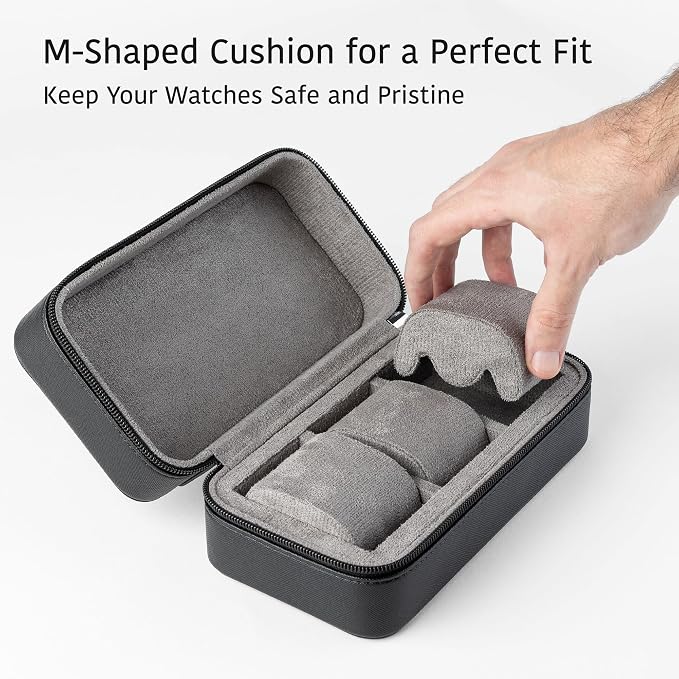 Watch Travel Case for Men | Leather Watch Case