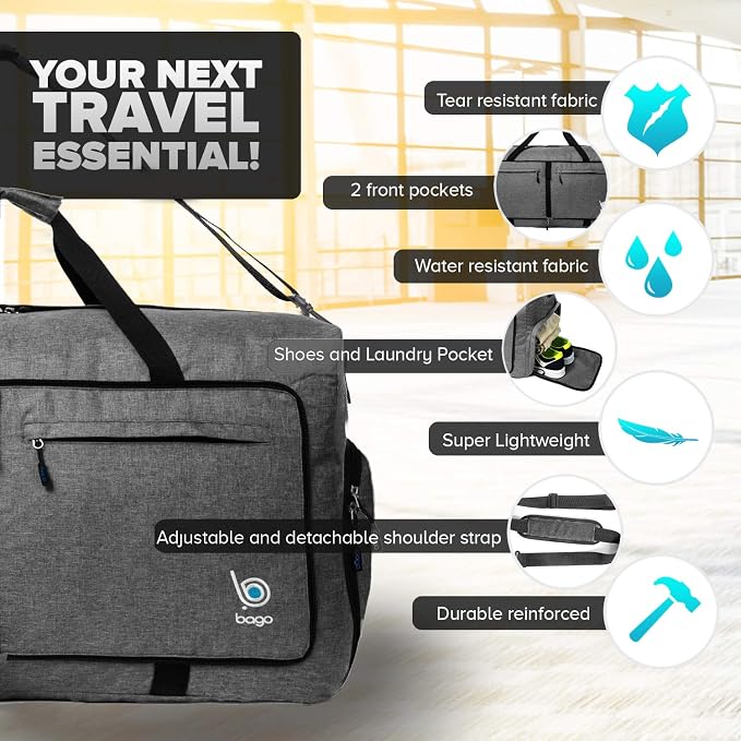 Bago Large Foldable Duffel Bags