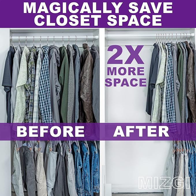 MIZGI Premium Velvet Hangers Heavy Duty