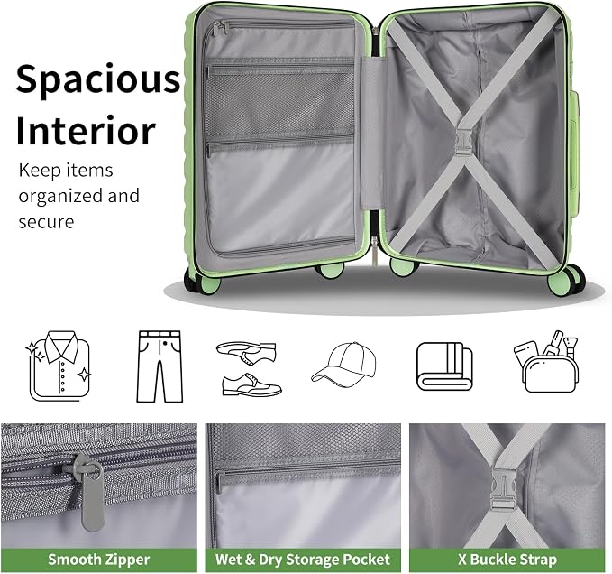 5-Piece Lightweight Luggage