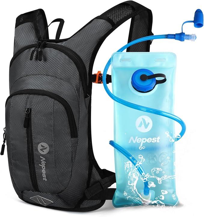 Nepest Hydration Pack Backpack for Women & Men, Lightweight Water Backpack
