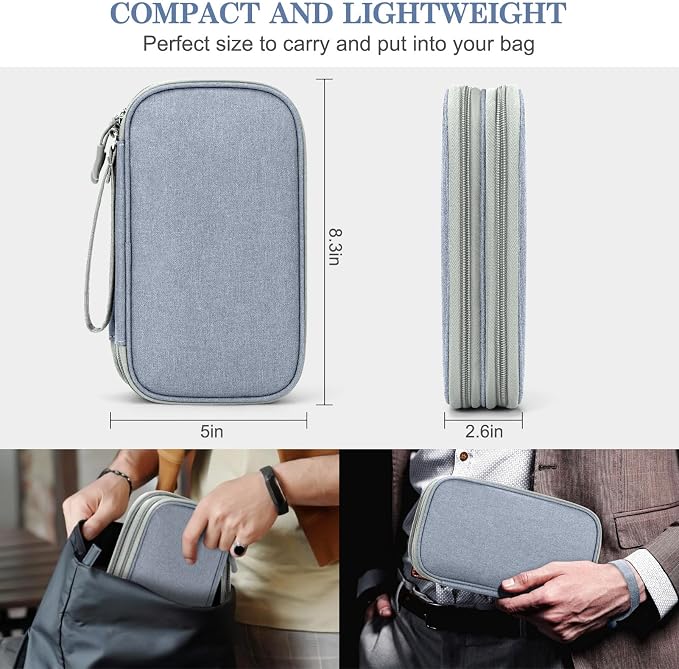 FYY Electronic Organizer, Travel Cable Organizer Bag Pouch Electronic