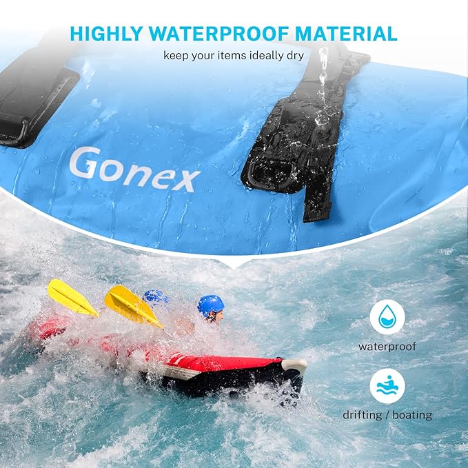 Gonex 40L 60L 80L Extra Large Waterproof Duffle Travel Dry Duffel Bag Heavy