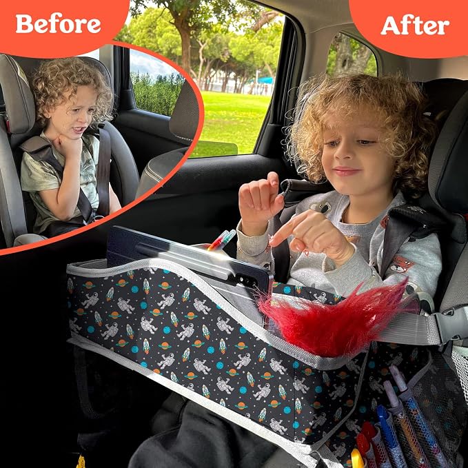 PILLANI Kids Travel Tray for Car