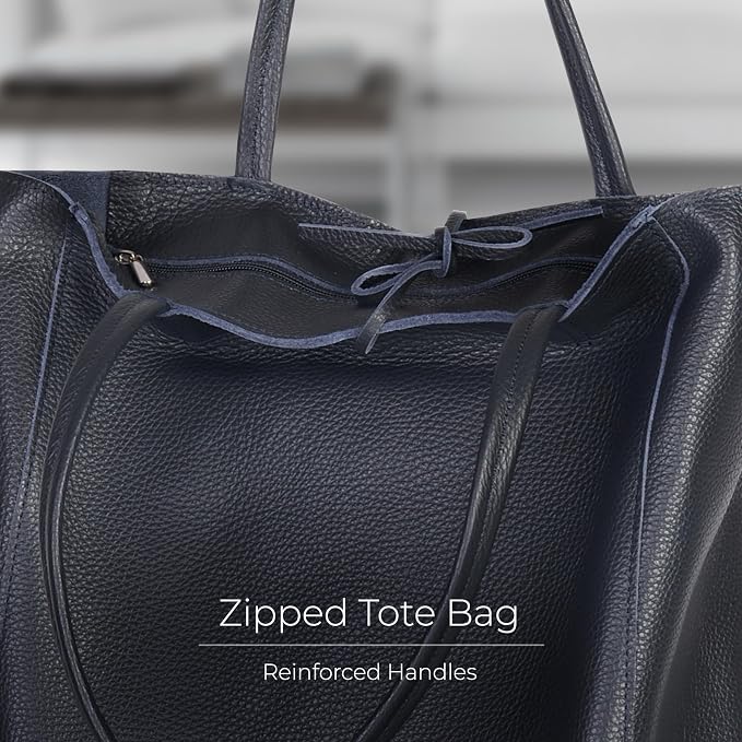 Italian Calf Leather Tote for Women