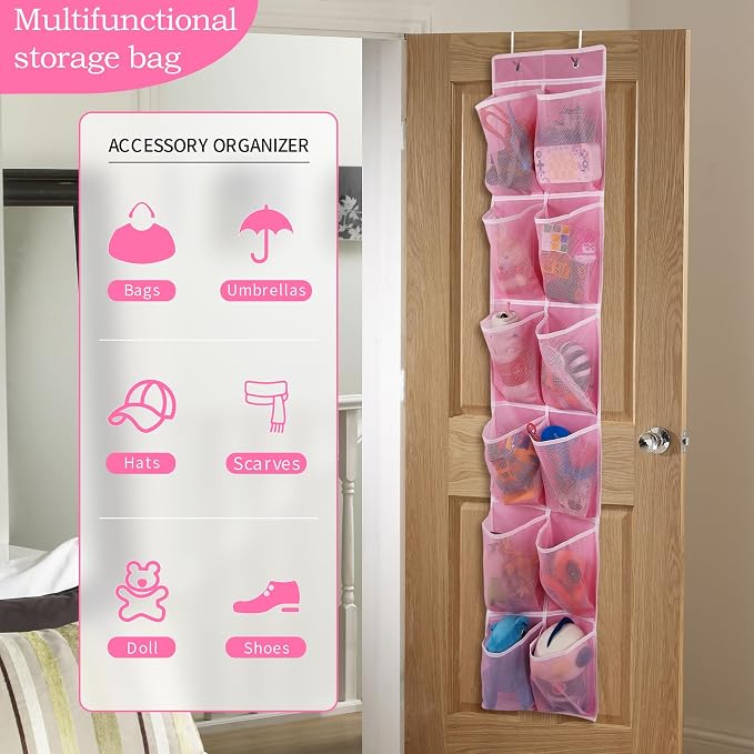 Over the Door 12 Pocket Hanging Shoe Organizer