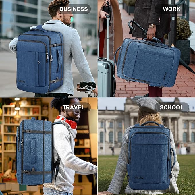 Carry On Backpack, Extra Large 50L Travel Backpack