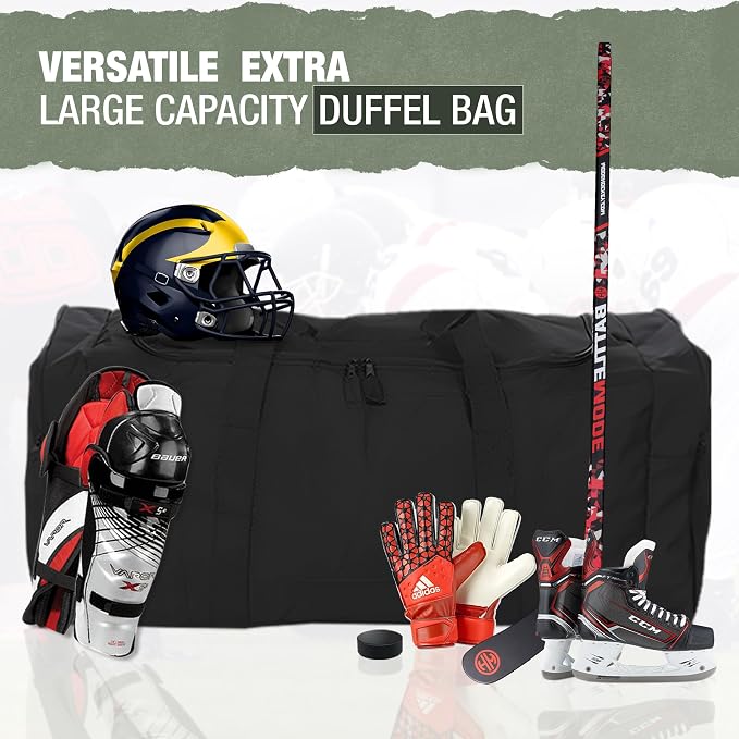 Jetstream Heavy Duty Multi Pocket Durable Sports Gym Equipment Travel Duffel Bag