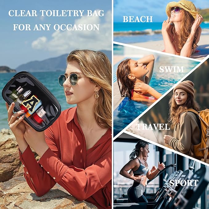 YOOLIFE Travel Toiletry Bag for Women, Cute Cosmetic Bags for Skincare