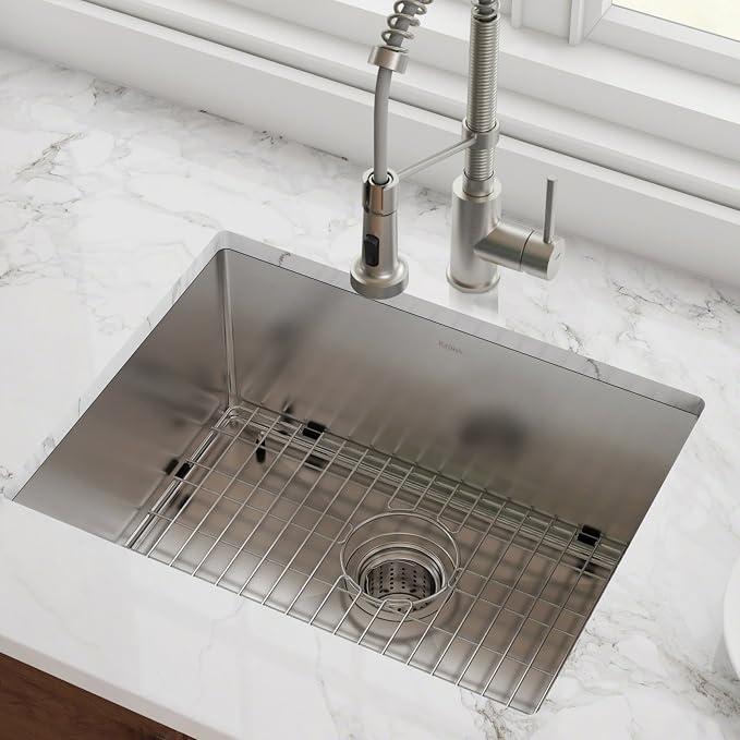 KRAUS Standart PRO™ 23-inch 16 Gauge Undermount Single Bowl Stainless Steel