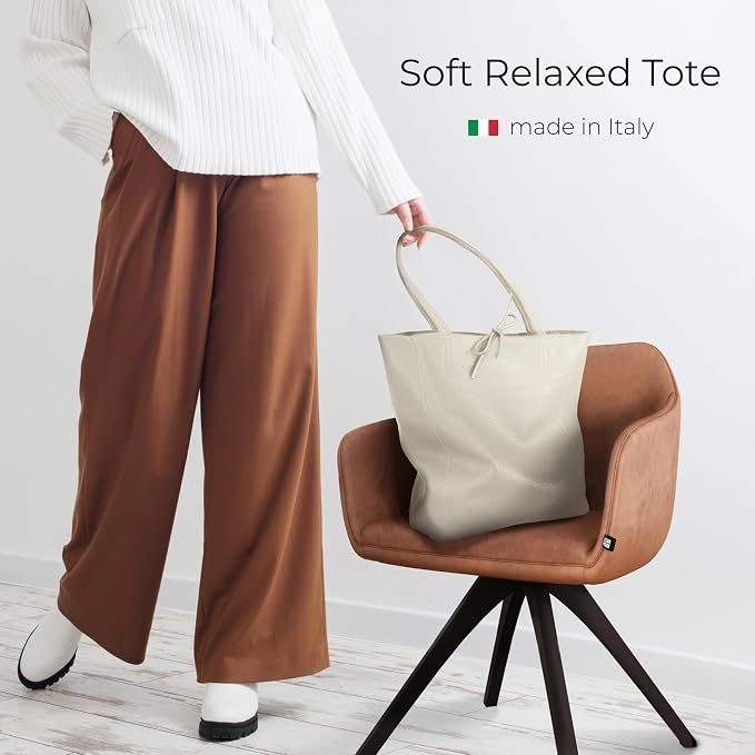 Italian Calf Leather Tote for Women