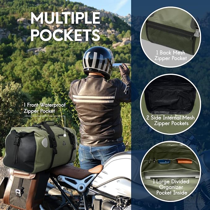 Haimont Waterproof Duffel Bag Roll-top Dry Duffel Bag