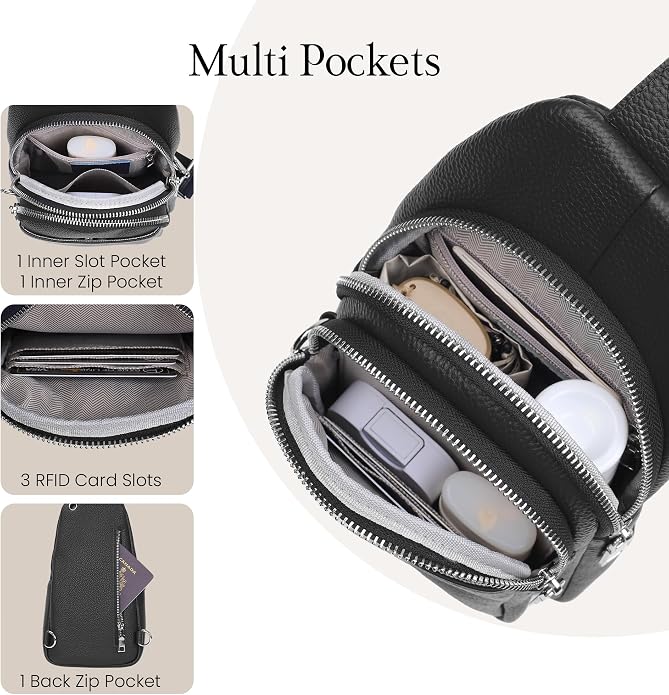 befen Genuine Leather Small Sling Bag