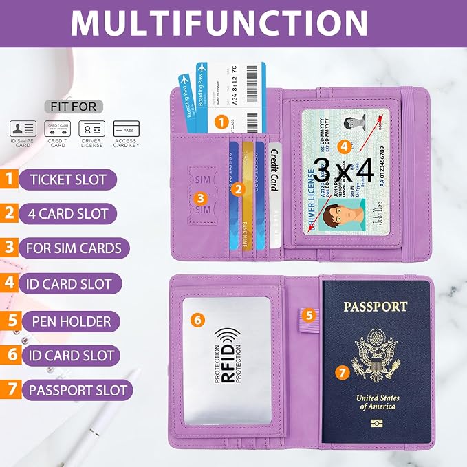Melsbrinna RFID Passport Holder