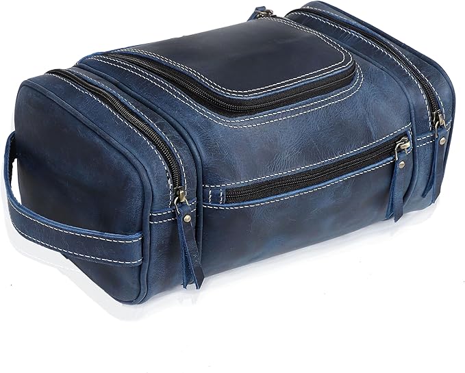 VC VINTAGE COUTURE Leather Toiletry Bag