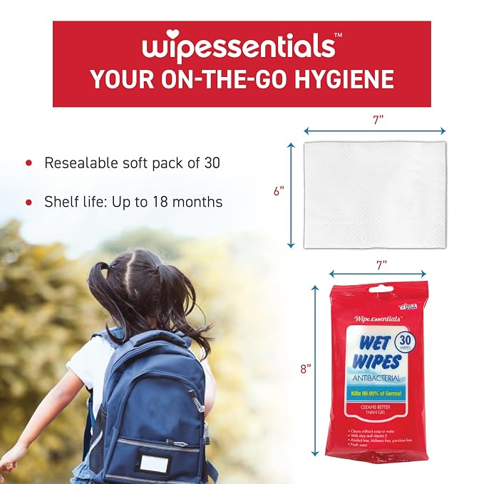 WipeEssentials Hand Sanitizer Wipes, Hand Wipes
