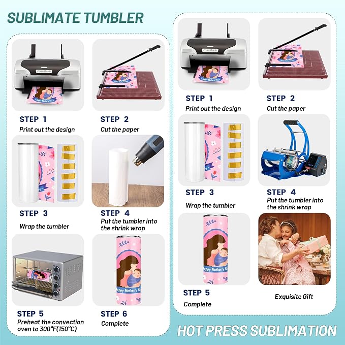 D·S 25 Pack Sublimation Tumblers Bulk 20 oz Skinny Straight Flat Bottom Blank Tumbler Cups with Individual Gift Boxed for Heat Transfer DIY Craft