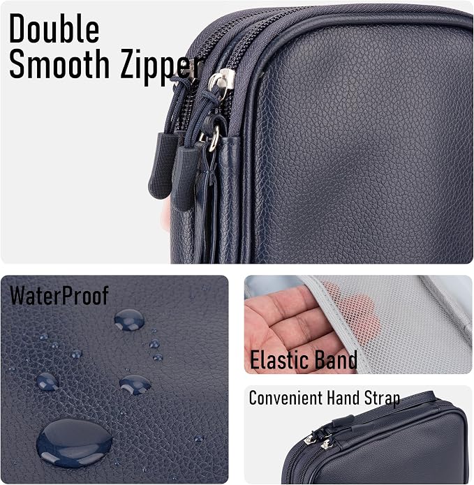 Leather Travel Electronic Organizer