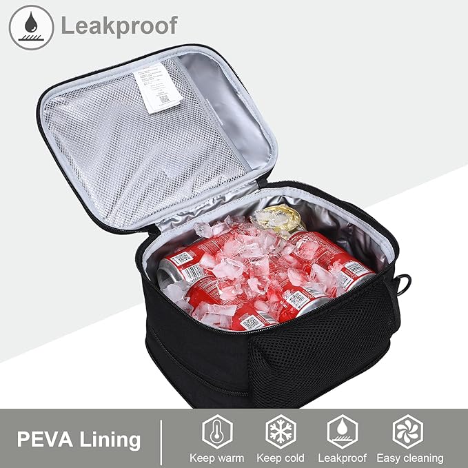 MIER Expandable Lunch Bag Insulated Lunch Box
