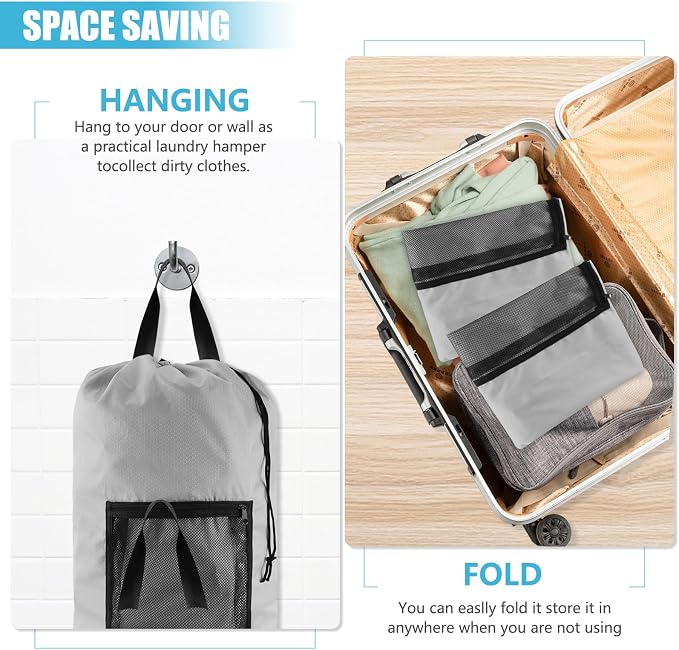 Laundry Bag Backpack, Extra Large Travel Laundry Bag