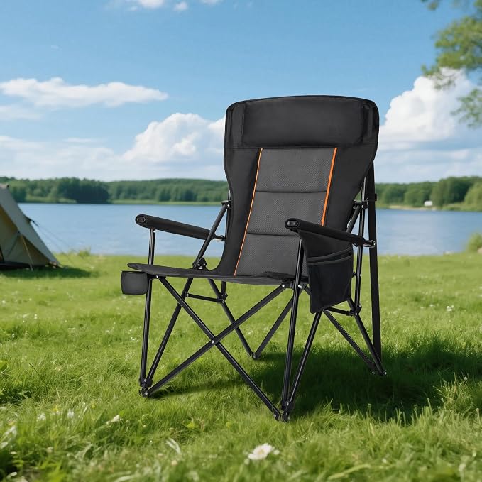 HIGH POINT SPORTS Oversized Folding Camping Chairs