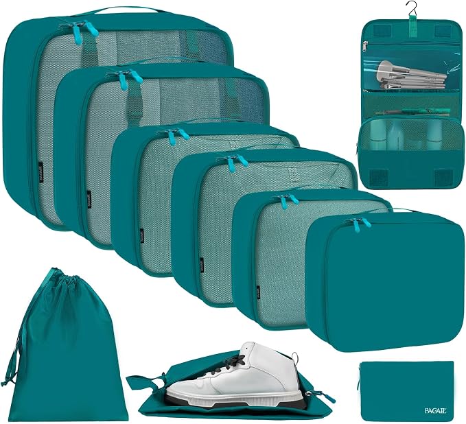 BAGAIL 6 Set/8 Set/10 Set Packing Cubes Various Sizes Packing Organizer