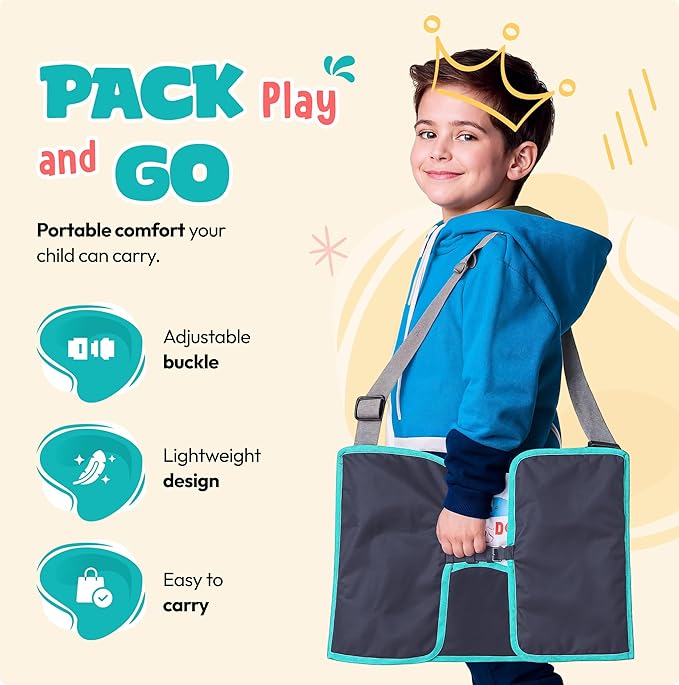 Kids Travel Tray with Dry Erase Board