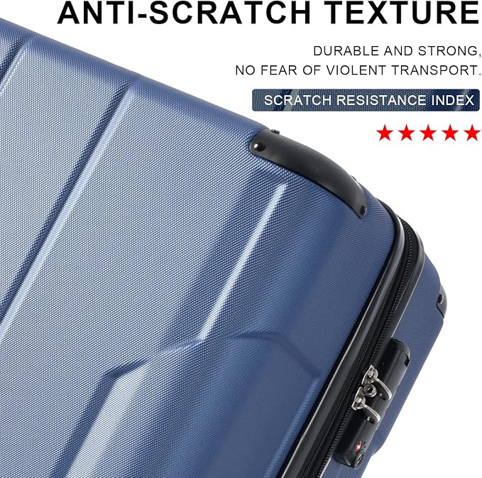 Merax 28 Inch Checked-Large Luggage
