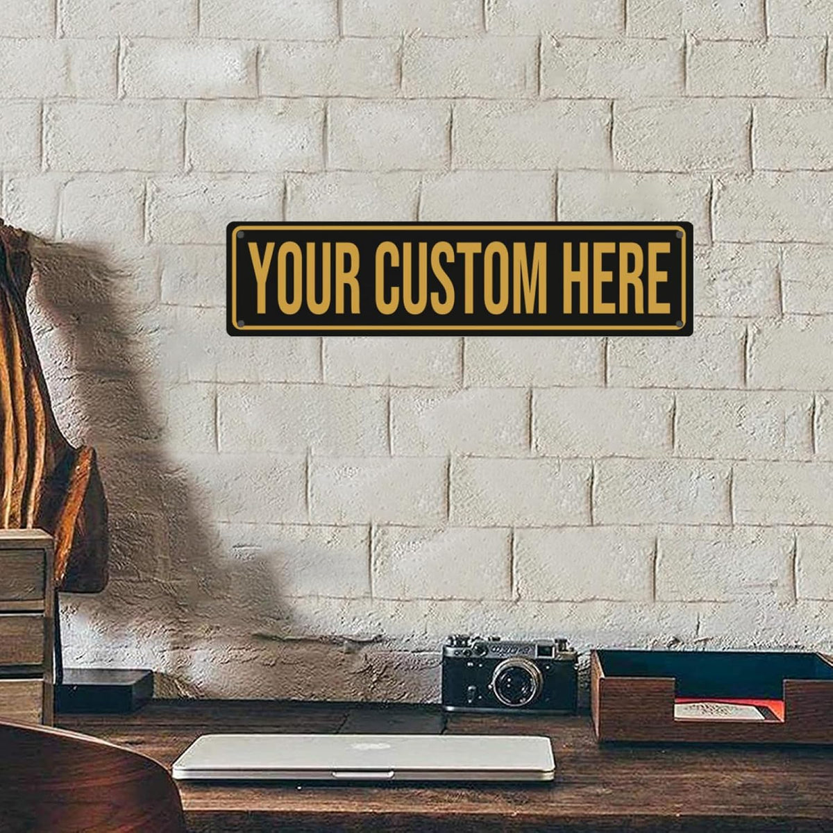 Custom Street Signs - Custom Signs Outdoor Metal Sign Customized Road Sign - Personalized Street Sign With Text Logo Photo For Office Business Workplace Home Bar Indoor Outdoor Use 4"x18"