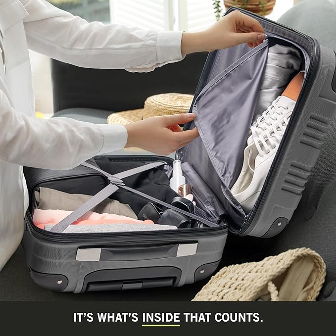 Kenneth Cole REACTION Out of Bounds Lightweight Hardshell 4-Wheel Spinner
