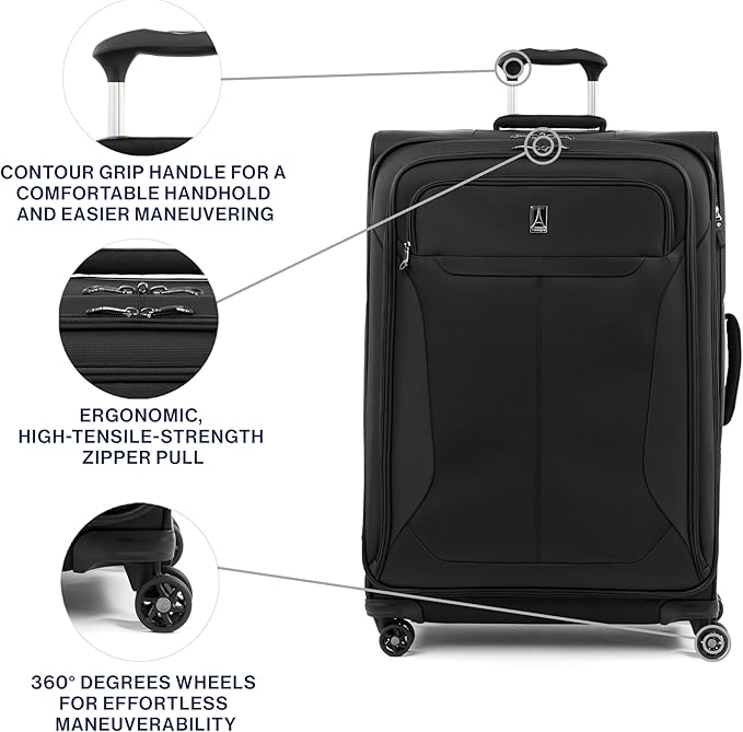 Travelpro Tourlite Softside 29-Inch, Large Checked Expandable Luggage