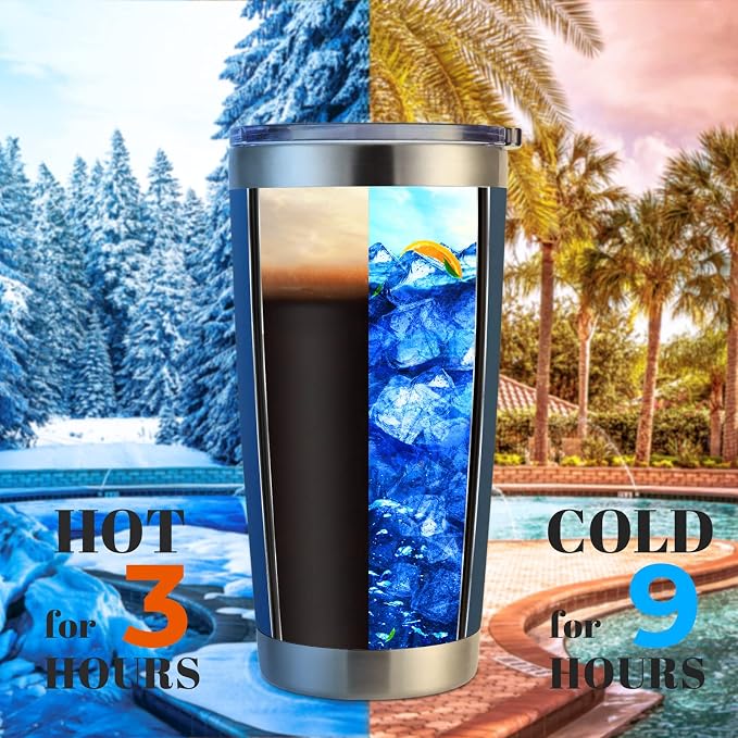 DOMICARE 20oz Stainless Steel Tumbler Bulk