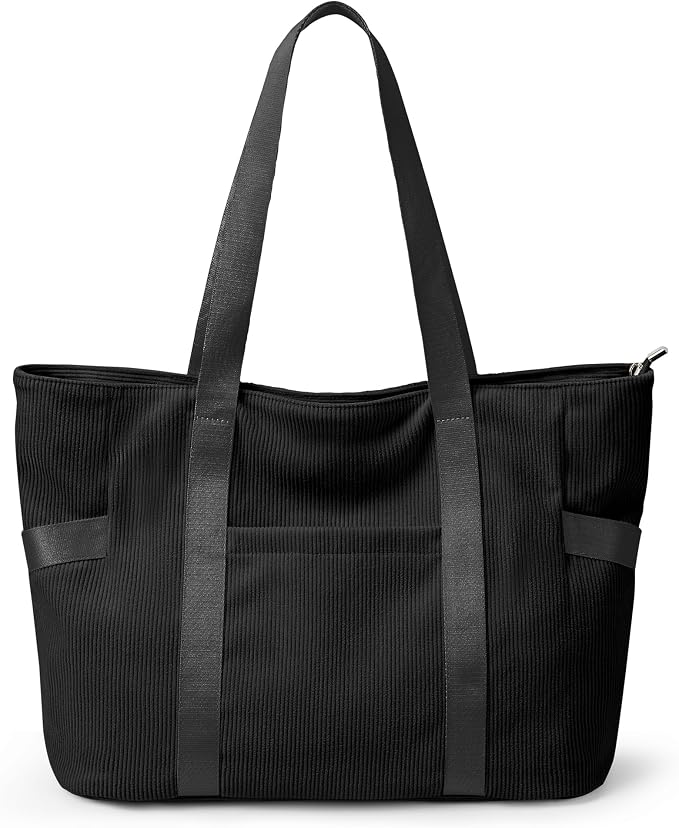 Tote Bag for Women with Zipper, Travel Tote Bags with Compartments Large