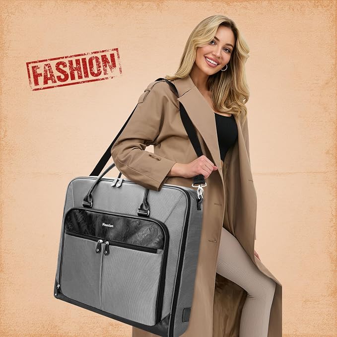 Garment Bag Travel Large Leather Carry On Suit Bag