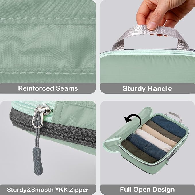 Cipway Compression Packing Cubes, Lightweight Travel Luggage Organizers