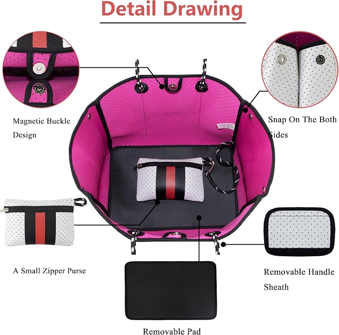 QOGiR Neoprene Multipurpose Beach Bag Tote