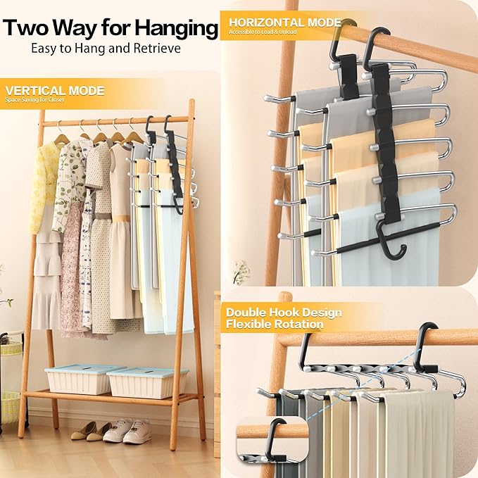 Pants Hangers Space Saving