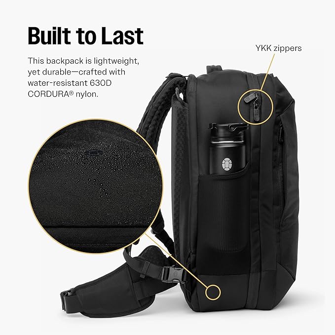 Tortuga 40L Travel Backpack Lite, Comfortable, Airline-Approved Bag