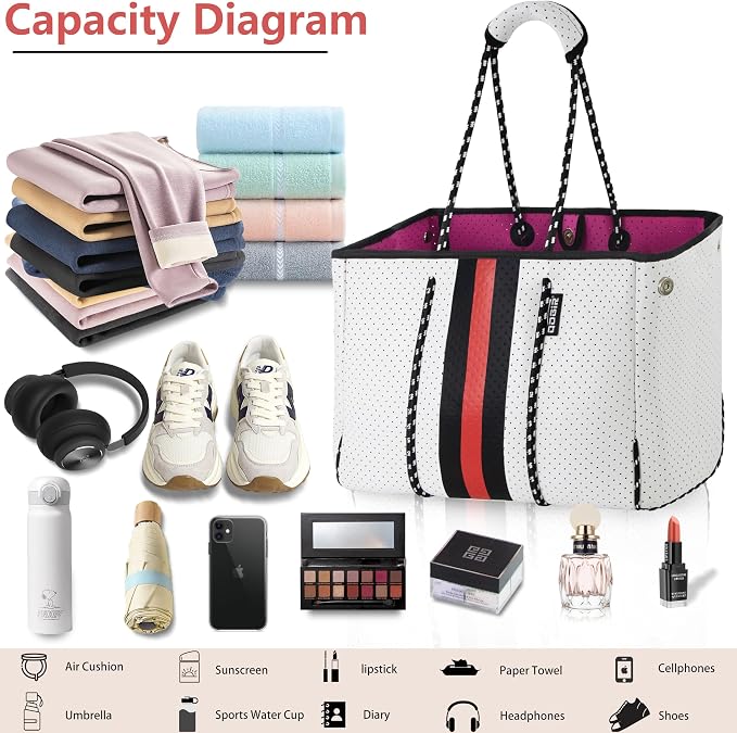 QOGiR Neoprene Multipurpose Beach Bag Tote