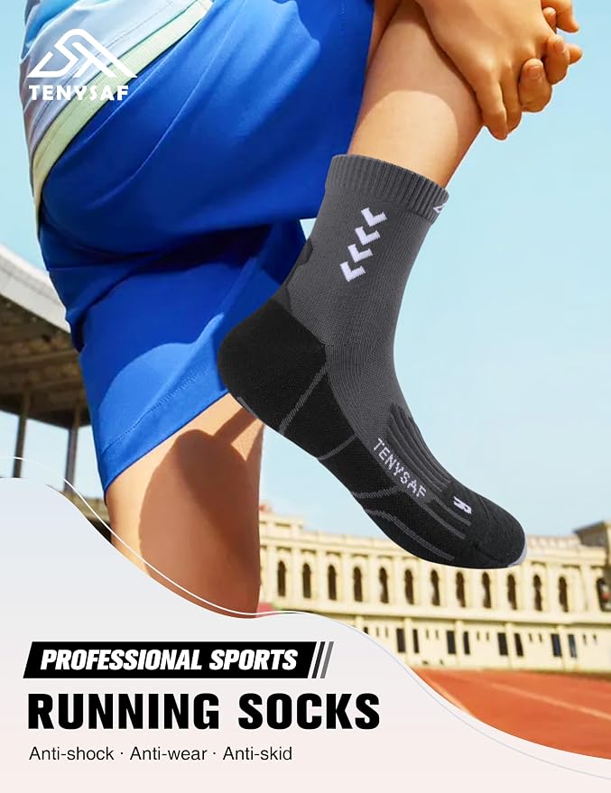 Compression Crew Running Socks: Athletic Socks