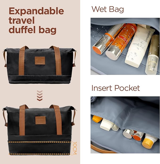 SHOWKOO Suitcase Hardside Expandable Luggage Set, Suitcase