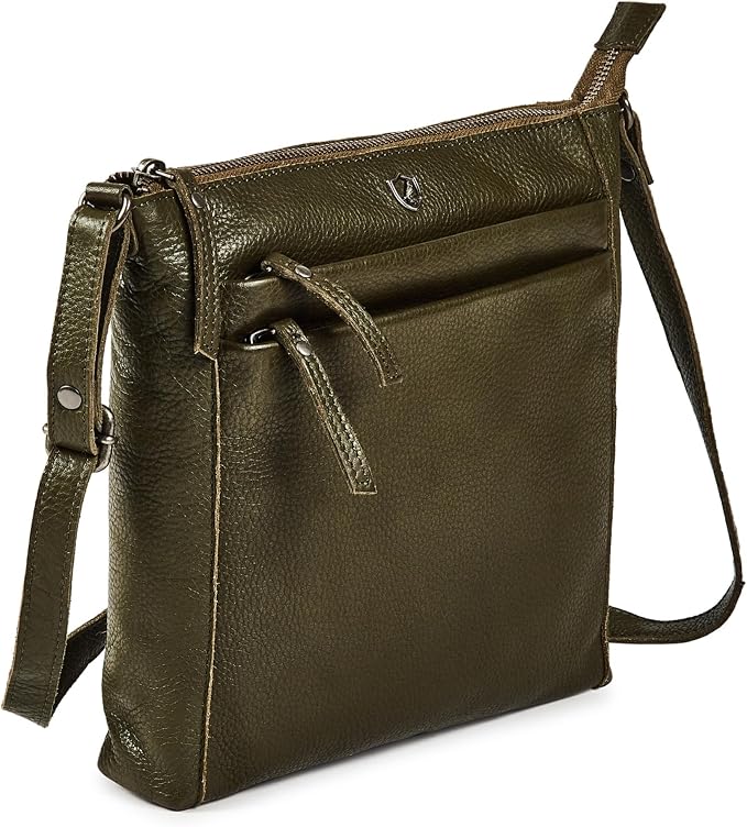Small Soft Genuine Leather Crossbody Purse Women’s Sling Crossover Shoulder